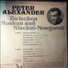 Alexander Peter -- Zwischen Moskau Und Nischni-Nowgorod (2)