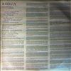 Zoltan Vasarhelyi (con.) -- Kodaly - Choral  Works 6. Mixed Chouses 6. (2)