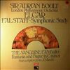 London Philharmonic Orchestra (cond. Boult Sir A.) -- Elgar - Falstaff - Symphonic Study; The Sanguine Fan - Ballet; Fantasia And Fugue In C-moll (1)