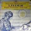 Brigitte Fassbaender - alt, contralto; Irwin Gage - piano -- Liszt F./Strauss R.: Lieder (1)
