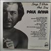 Anka Paul -- Songs I Write And Sing (2)