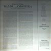 Landowska Wanda -- Memorial edition (July 5, 1879 - August 16, 1959 (2)