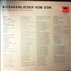 Don Kosaken Chor, Jaroff Serge -- Kosakenlieder Vom Don (2)