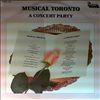Various Artists -- Musical Toronto A Concert Party (1)