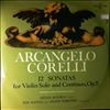 Kovacs Denes, Banda Ede, Sebesten Janos -- Corelli Arcangelo - 12 Sonatas For Violin Solo And Continuo Op. 5 (2)