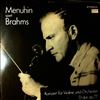 Berliner Philharmoniker (dir. Kempe R.)/Menuhin Y. -- Menuhin spielt Brahms - Konzert Fur Violine Und Orchester D-dur Op.77 (1)