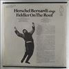 Bernardi Herschel -- Bernardi Herschel Sings Fiddler On The Roof (1)