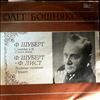 Boshnyakovich O. -- Schubert - Sonata no. 21; Schubert/Liszt - Fruhlingssehnsucht, Sei mir gegrusst! (1)