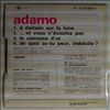 Adamo Salvatore -- A demain sur la lune - ...et vous N'ecoutez pas and other songs (2)