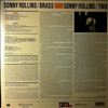 Rollins Sonny -- Rollins Sonny/Brass - Rollins Sonny/Trio (2)