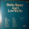 Bassey Shirley -- And I Love You So (2)