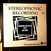 Various Artists -- Stereophonic Recording - Demonstration Test Record (2)