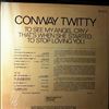Twitty Conway -- To See My Angel Cry / That's When She Started To Stop Loving You (1)