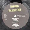 Vicious Sid (Sex Pistols) -- Live At Max's 1978 (2)