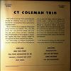 Coleman Cy Jazz Trio -- Piano Patterns (2)