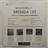 Lee Brenda -- Sincerely (1)