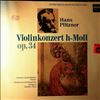 Philharmonia Hungarica (cond. Wich G.)/Lautenbacher S. -- Pfitzner Hans - Violinkonzert in H-Moll Op. 34 (1)