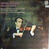 Szeryng Henryk -- Mozart - Vioolconcert in A, KV 219, Saint-Saens - Havanaise, Introduction et Rondo Capriccioso (1)