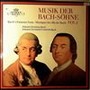 Kammerorchester Des Saarlandischen Rundfunks (dir. Ristenpart K.)/Henker F./Seiler E./Zartner R./Bach-Orchester Berlin (dir. Gorvin C.) -- Musik Der Bach-Sohne Vol. 1 (Bach J.Ch., Bach J.Ch.F.) (1)