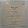 Queen -- I Want It All / Hang On In There (2)