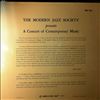 Modern Jazz Society  (Stan Getz, Anthony Sciacca, J.J.Johnson, Lucky Thompson, Aaron Sachs) -- Presents A Concert Of Contemporary Music (1)