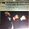 New York Philharmonic (cond. Bernstein L.) -- Rossini - Barber of Seville, Thieving Magpie, Semiramide, Silken Ladder, Italian Girl in Algiers (Overtures) (1)