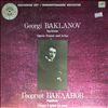 Baklanov Georgii -- Opera Scenes and Arias (2)