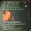 Czech Philharmonic Orchestra (cond. Vlach Josef)/ Moravec Ivan -- Mozart - Piano Concerto no. 25 In C-dur, Fantasia In C-moll (1)