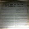 Ferre Leo -- Leo Ferre chante ses premieres chansons (2)