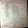 Prague Madrigal Singers (cond. Venhoda M.) -- Old English Vocal Music (11th - 17th Centuries) (2)