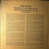 Tonhalle-Orchester Zurich (dir. Krips Josef) -- Brahms - Symphonie No. 2 Op. 73; Ouverture Pour Une Fete Academique Op. 80 (1)