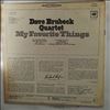 Brubeck Dave Quartet -- My Favorite Things (2)