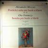 Simcisko Viktor/Gafforova Helena -- Moyzes Alexander - Poeticka Suita Pre Husle A Klavir Op. 35 / Ferenczy Oto - Sonata Pre Husle A Klavir (1)