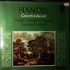 English Chamber Orchestra (dir. Leppard R.) -- Handel - Concerti A Due Cori (2)
