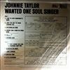 Taylor Johnnie -- Wanted One Soul Singer (2)