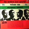 Modern Jazz Quartet (MJQ) -- European Concert : Volume One (1)