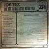 Tex Joe -- I've Got To Do A Little Bit Better (1)
