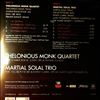Monk Thelonious Quartet / Martial Solal Trio -- Live In Berlin 1961 / Live In Essen 1959 (2)