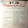 Blaservereinigung Der Wiener Philharmoniker -- Mozart - Divertimenti Fur Blaser (1)
