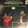 Mutter Anne-Sophie/Berliner Philharmoniker (cond. Karajan von Herbert) -- Mendelssohn, Bruch - Violinkonzerte (2)