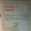 Clara Y Mario -- Lagrimas negras/ Como mi vida gris/ Si en un final/ Has llegado tarde (1)