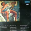 Gewandhausorchester Leipzig -- Beethoven L. - Sinfonie №1 C-dur (dir. Masur K.) (1)
