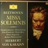 Janowitz G./Ludwig C./Wunderlich F./Berry W./Wiener Singverein/Berliner Philharmoniker (dir. Karajan von H.) -- Beethoven - Missa Solemnis (1)