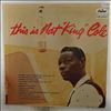 Cole Nat King with Riddle Nelson and Orchestra -- This Is Cole Nat "King" (1)