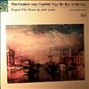 Modern Jazz Quartet (MJQ) -- Modern Jazz Quartet Plays One Never Knows (Original Film Score For "No Sun In Venice") (2)