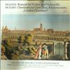 Orchester Der Deutschen Kinderarzte -- Brahms: konzert fur violine und violoncello, Mozart: Ouverture zur oper titus;Kirchensonate; ''Laudate Dominum'' (1)