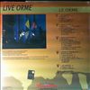 Le Orme -- Live Orme (2)