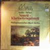 Philharmonic Octet Berlin -- Spohr L. - Nonet in F op. 31, Weber C.M. - Clarinet Quintet in B flat op. 34 (2)