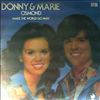 Osmond Donny & Marie -- Make World Go Away (2)