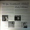 Williams Andy -- To You Sweetheart, Aloha (1)